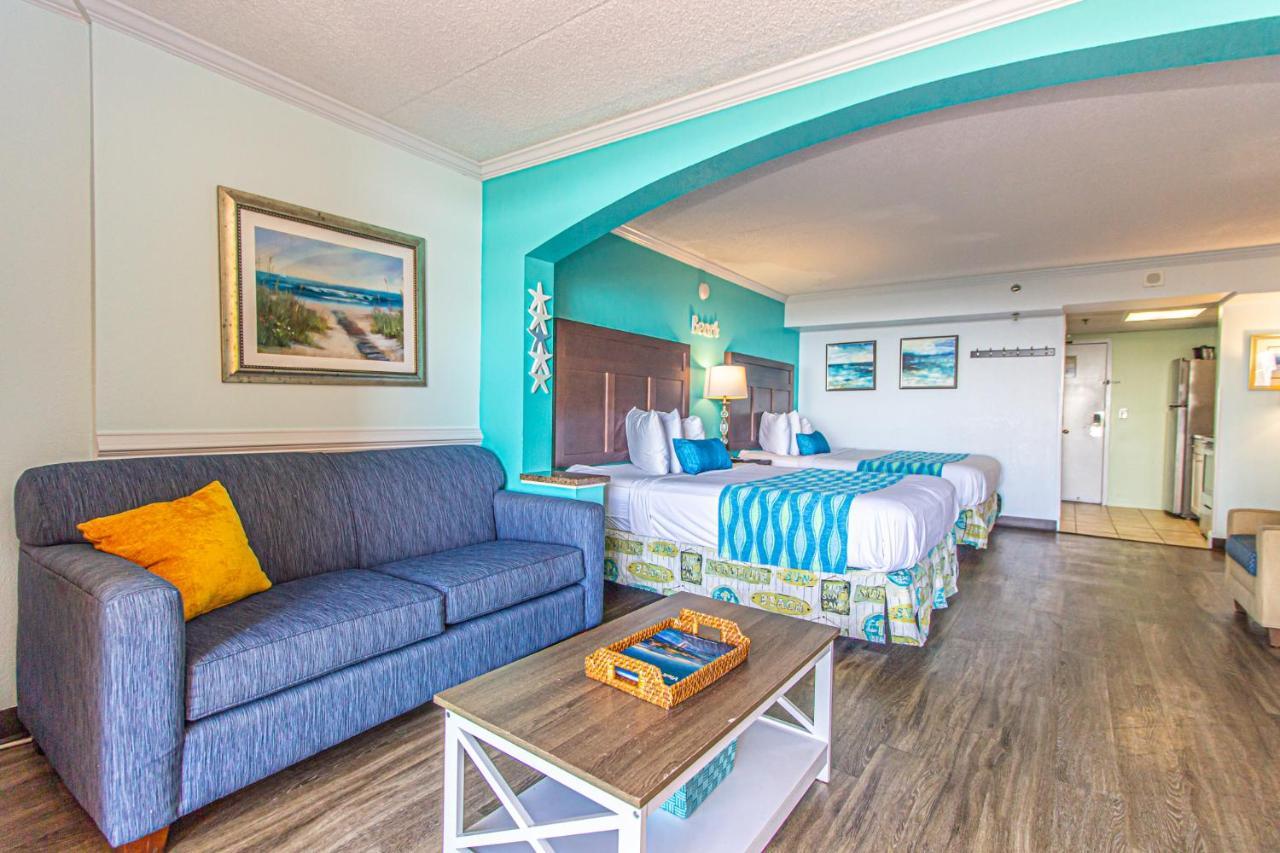 Oversized Ocean View Queen Suite With Beautiful Fireplace And Accents - Sleeps 4 Guests! Myrtle Beach Exterior foto
