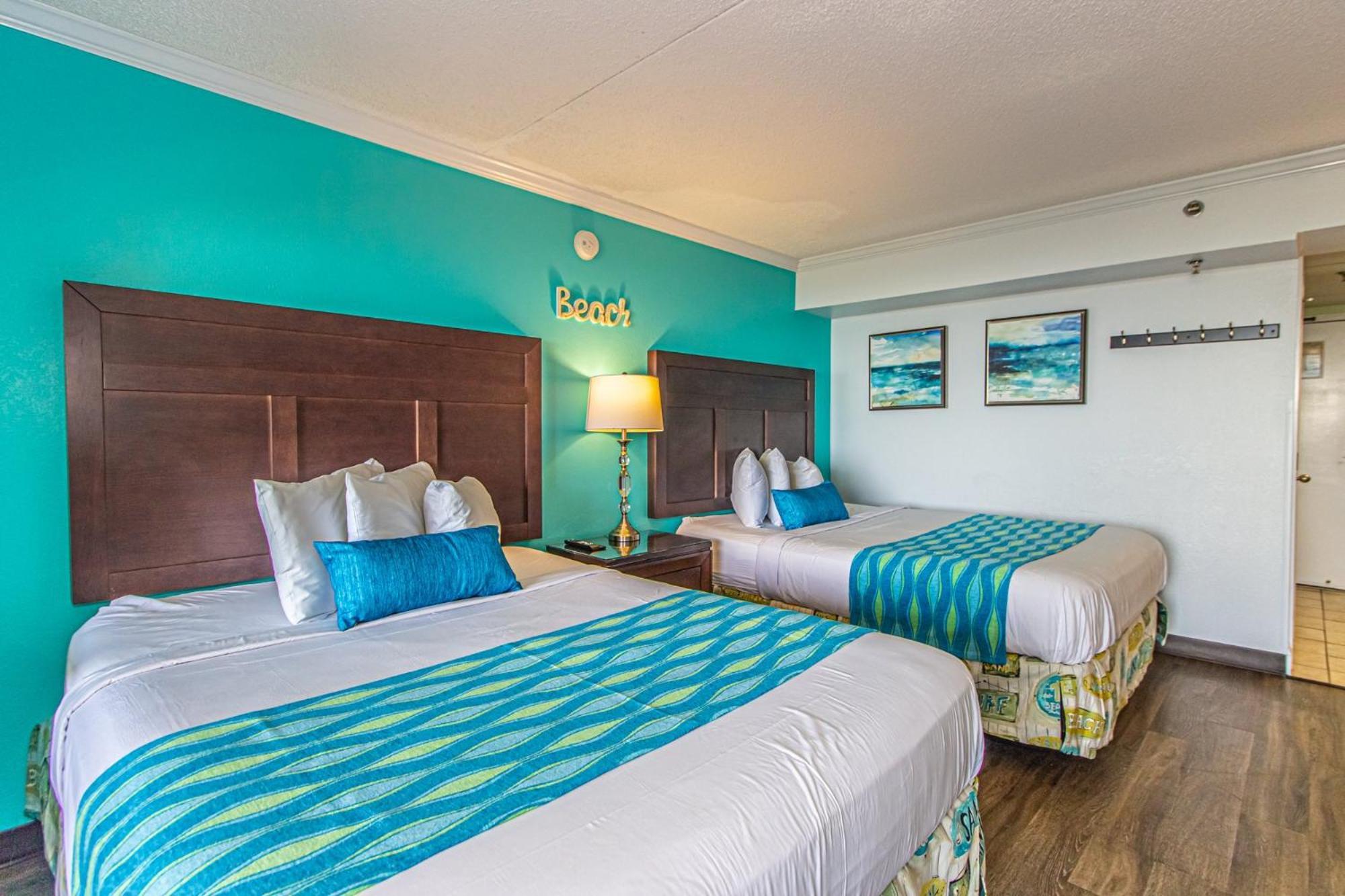 Oversized Ocean View Queen Suite With Beautiful Fireplace And Accents - Sleeps 4 Guests! Myrtle Beach Habitación foto
